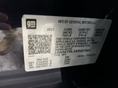 2025 Chevrolet Tahoe High Country