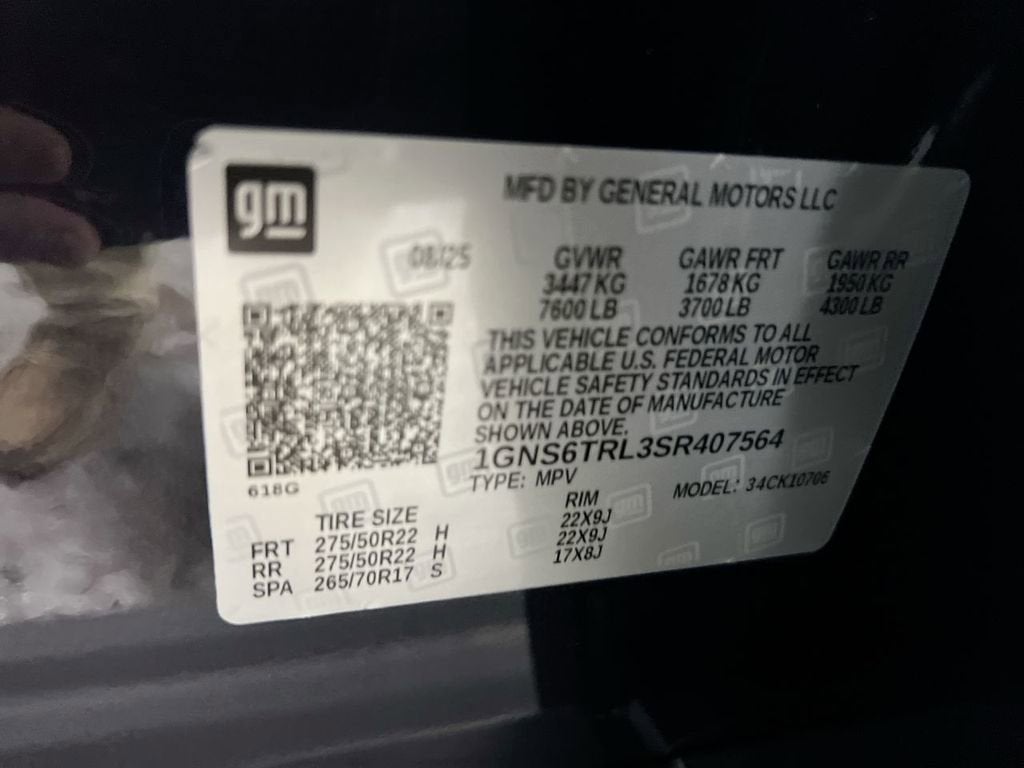 2025 Chevrolet Tahoe High Country