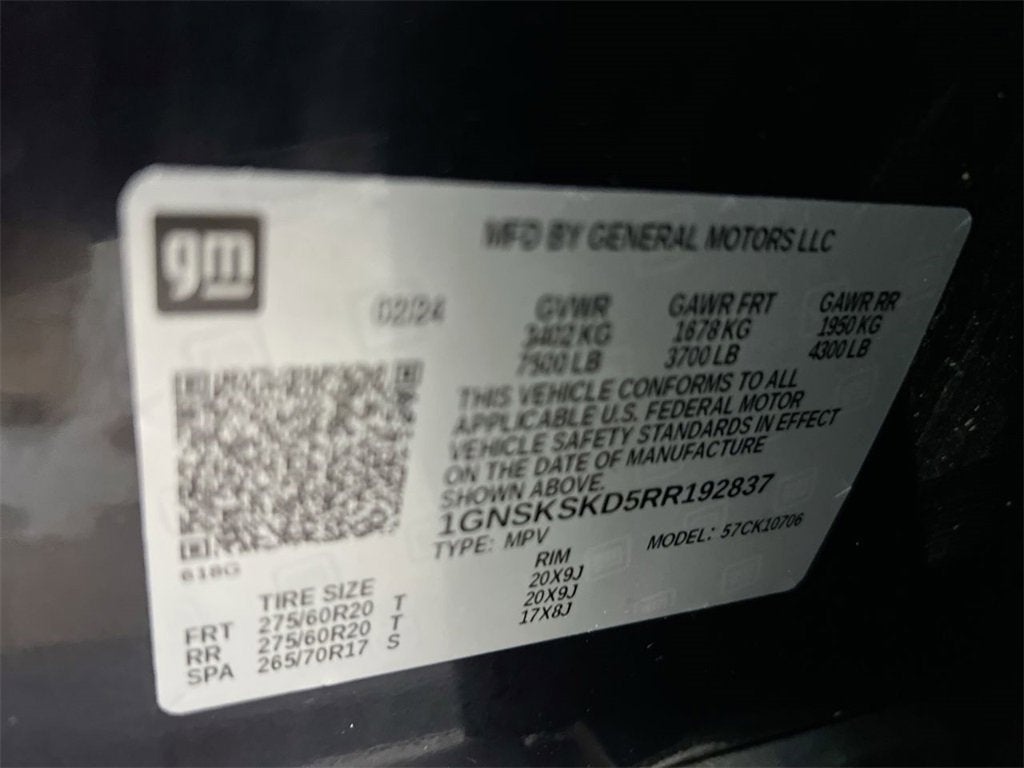 2024 Chevrolet Tahoe Premier