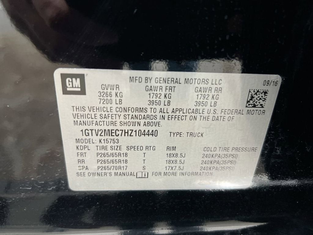 2017 GMC Sierra 1500 SLE