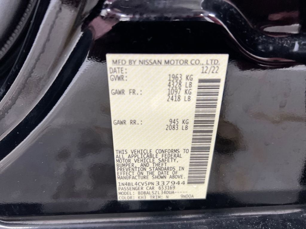 2023 Nissan Altima 2.5 SR