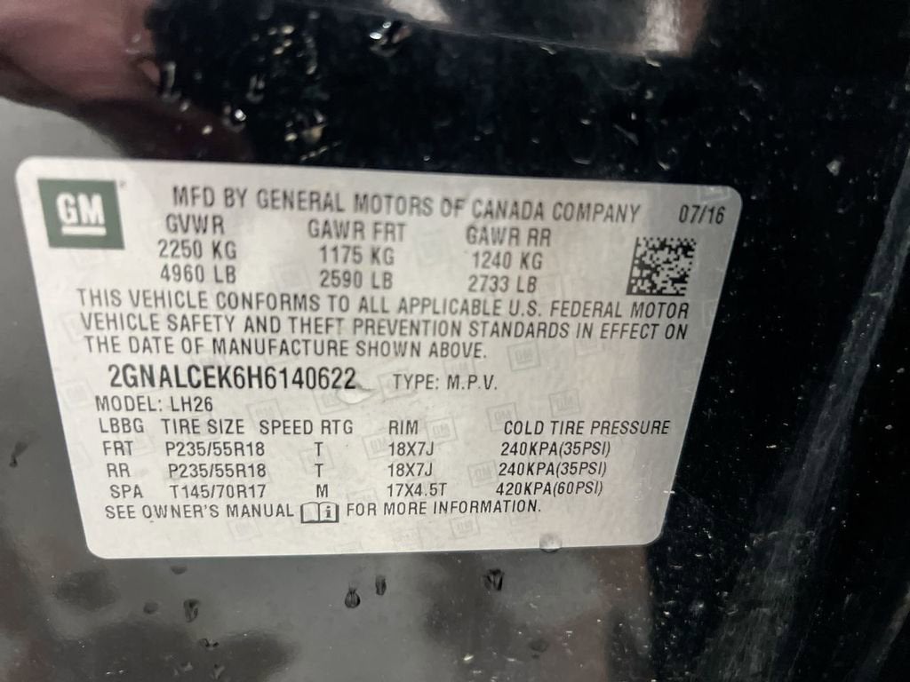 2017 Chevrolet Equinox LT