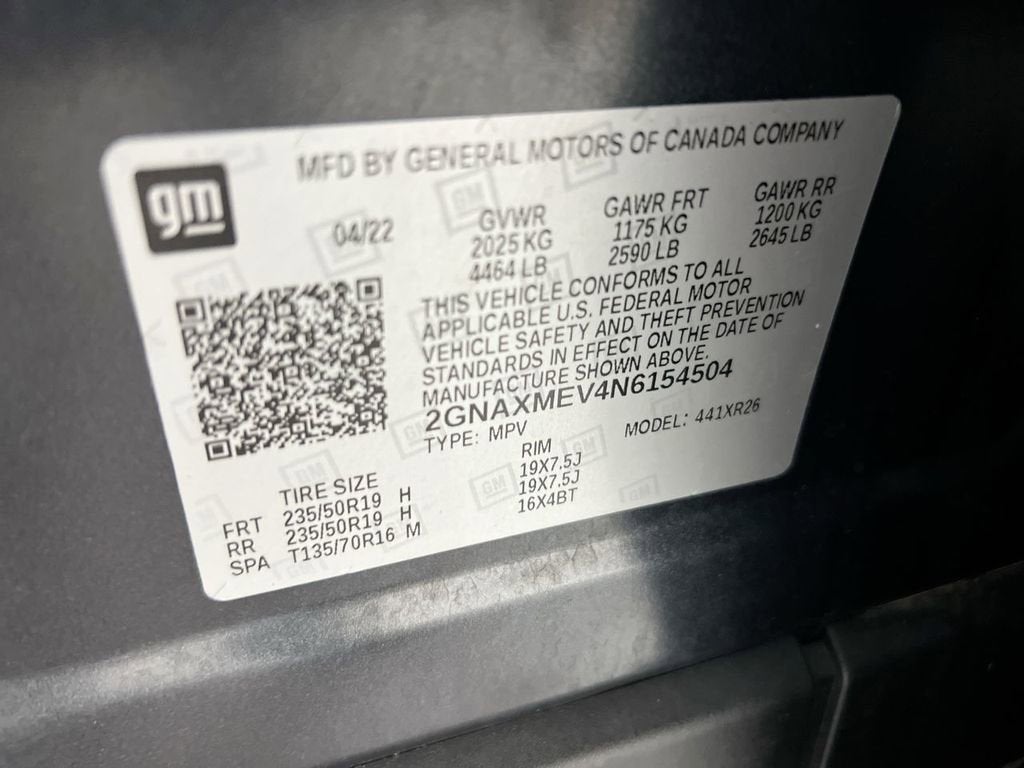 2022 Chevrolet Equinox RS
