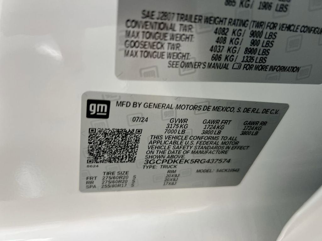 2024 Chevrolet Silverado 1500 LT (2FL)