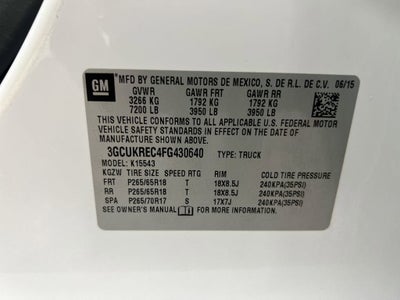 2015 Chevrolet Silverado 1500 LT