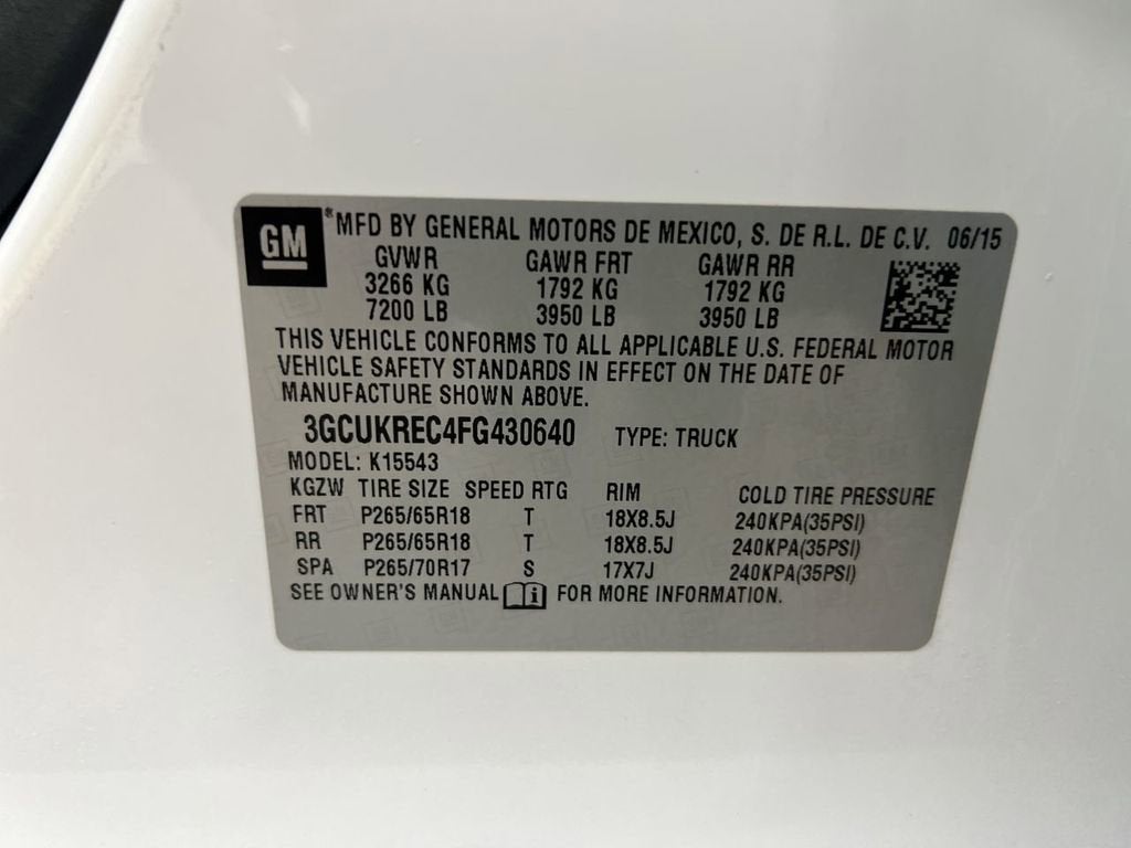 2015 Chevrolet Silverado 1500 LT