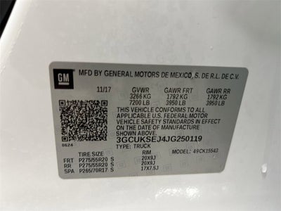 2018 Chevrolet Silverado 1500 LTZ