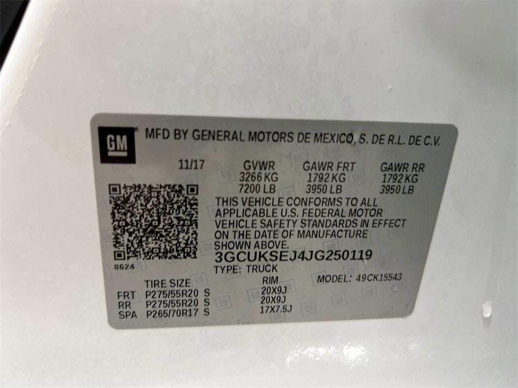 2018 Chevrolet Silverado 1500 LTZ