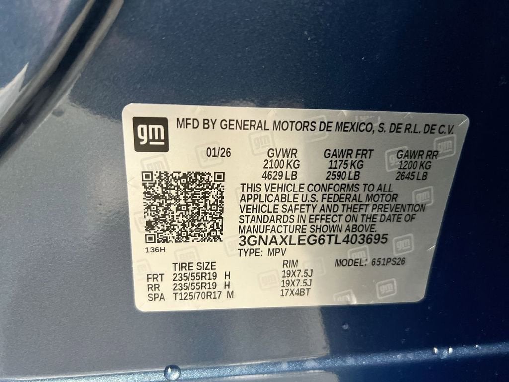 2026 Chevrolet Equinox RS