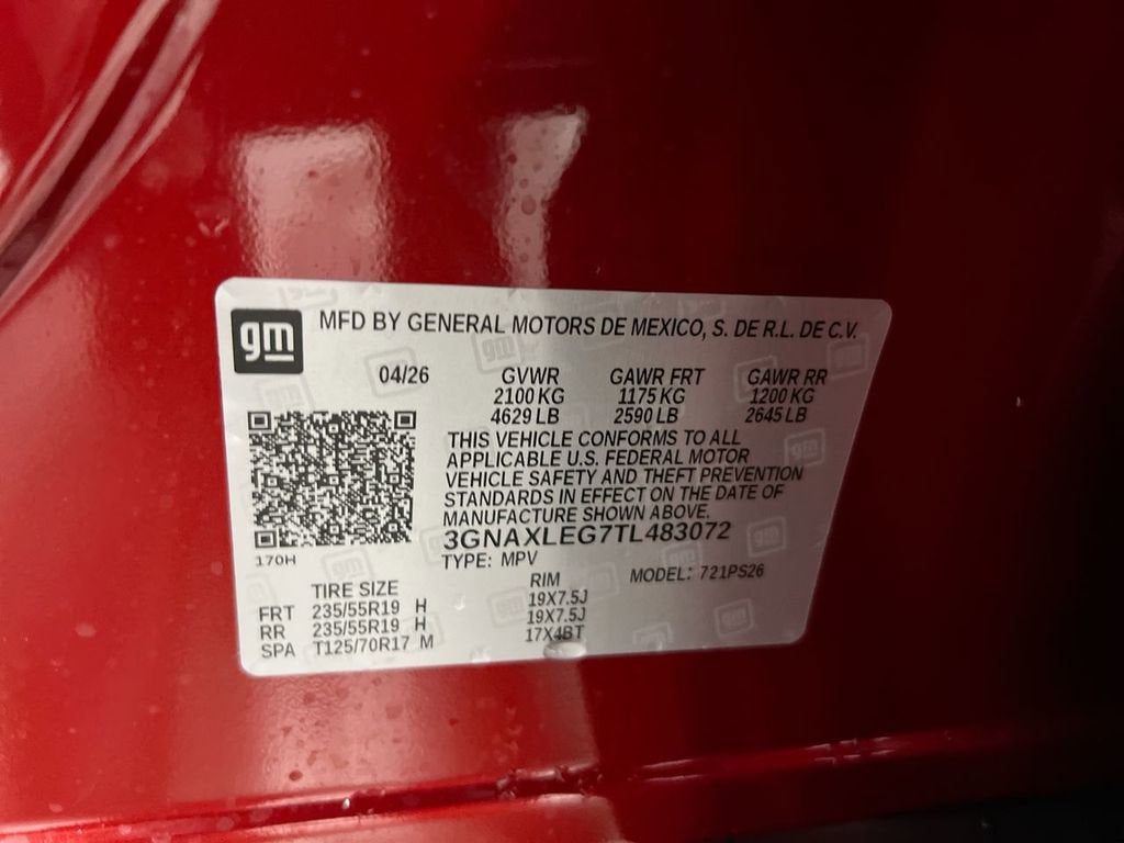 2026 Chevrolet Equinox RS