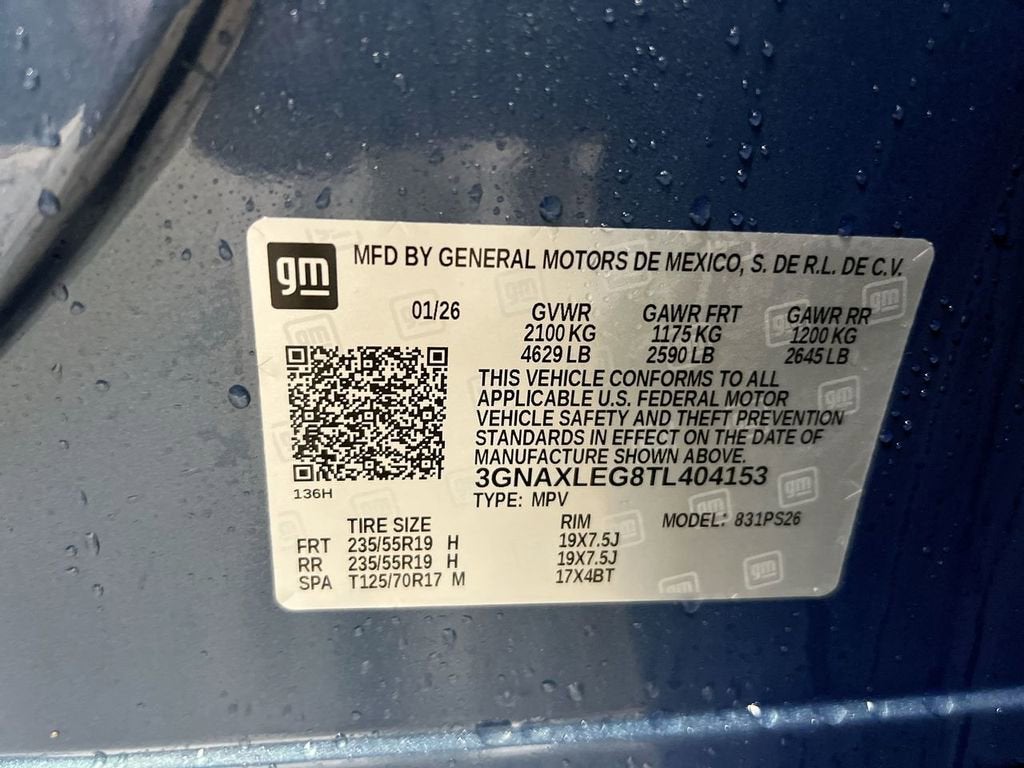 2026 Chevrolet Equinox RS