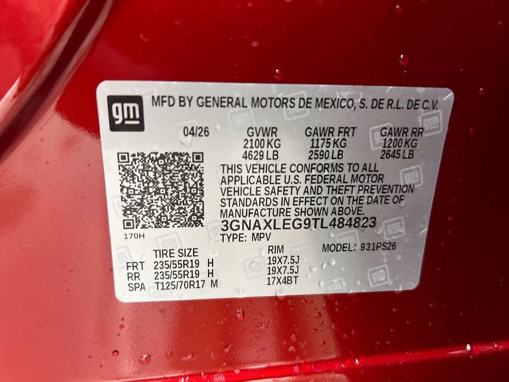 2026 Chevrolet Equinox RS