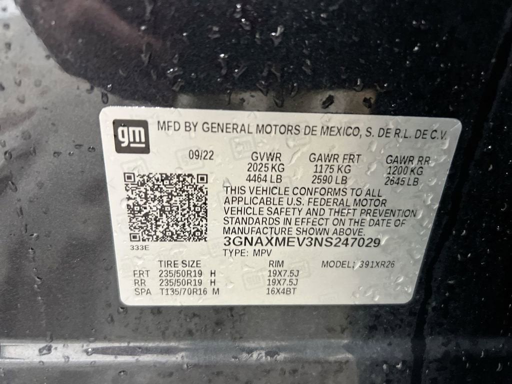 2022 Chevrolet Equinox RS