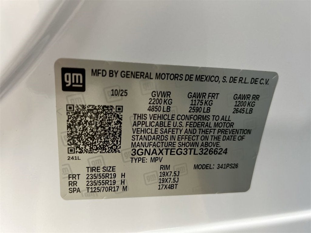 2026 Chevrolet Equinox RS