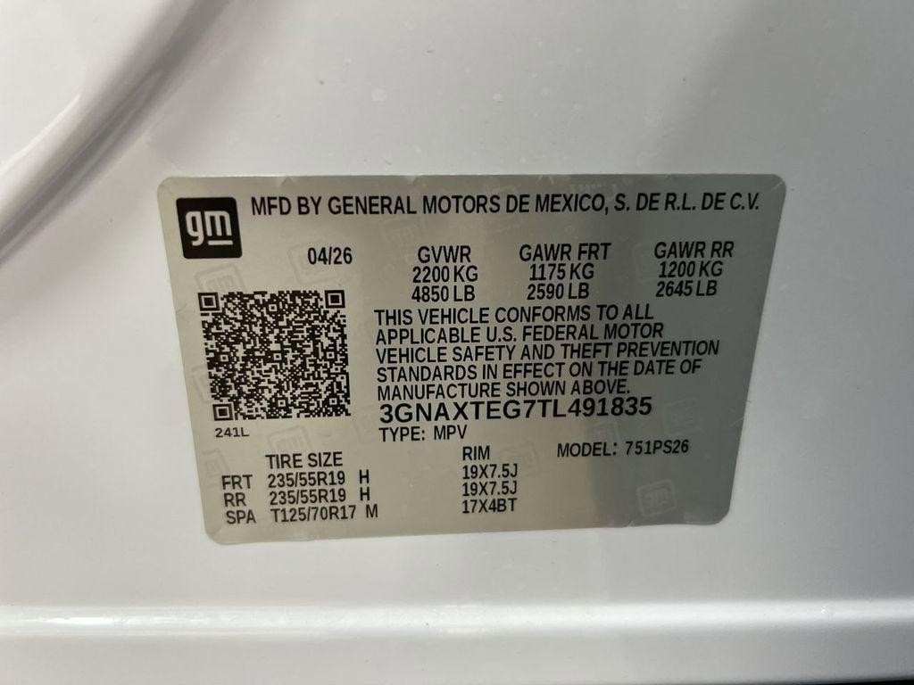 2026 Chevrolet Equinox RS