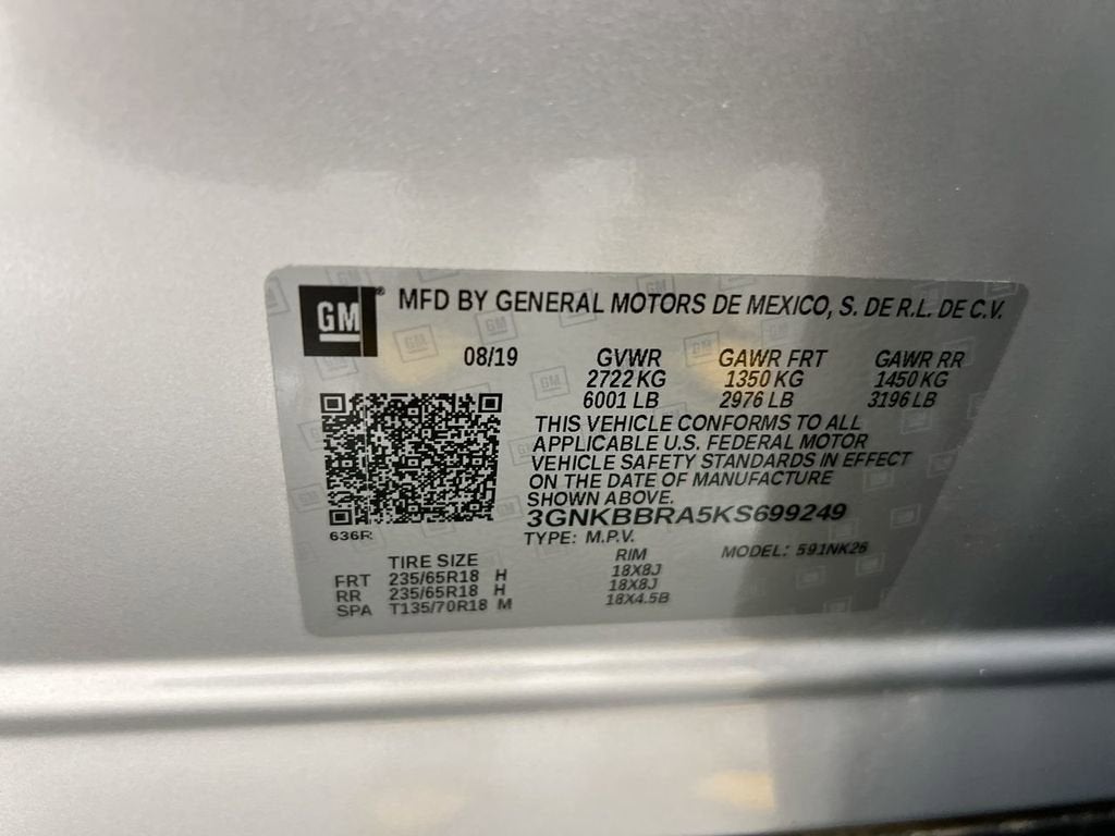2019 Chevrolet Blazer Base