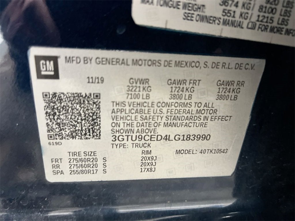 2020 GMC Sierra 1500 Elevation