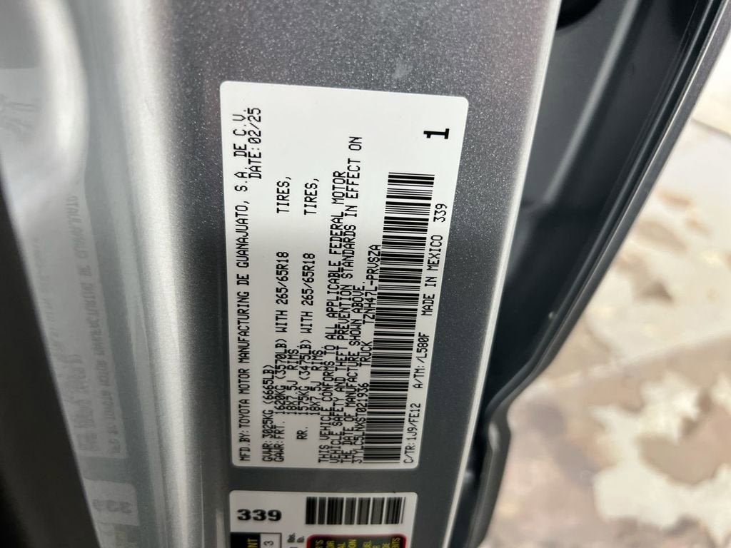 2025 Toyota Tacoma 4WD TRD Sport Hybrid