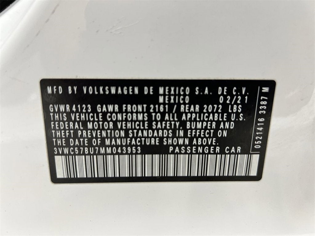 2021 Volkswagen Jetta S