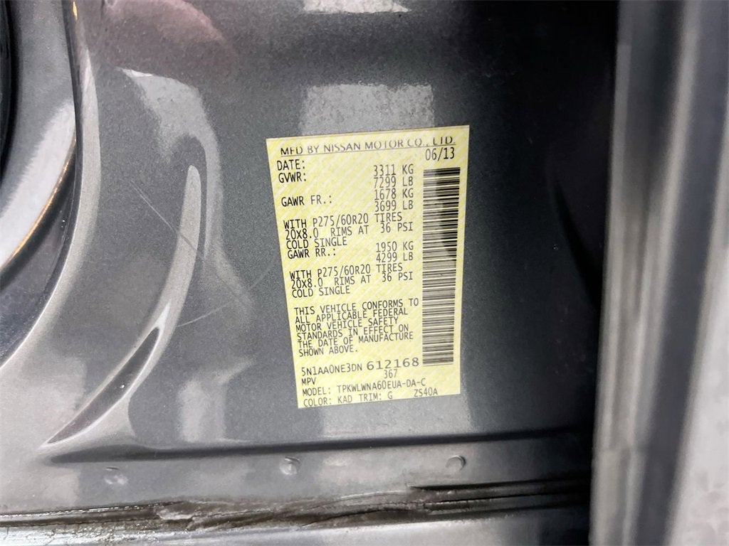 2013 Nissan Armada Platinum