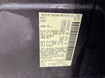 2017 Nissan Murano SV