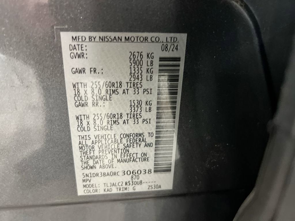 2024 Nissan Pathfinder SV