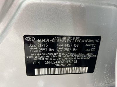 2015 Hyundai Sonata 2.4L SE