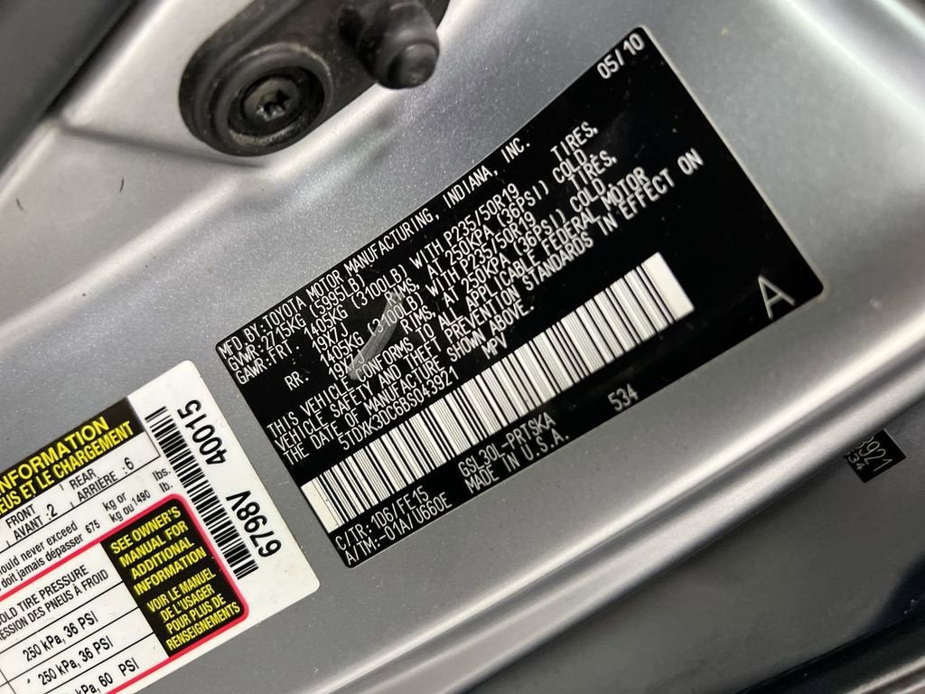 2011 Toyota Sienna SE