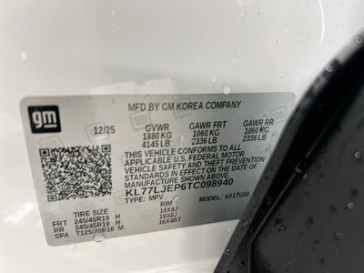 2026 Chevrolet Trax 2RS