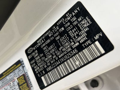 2019 Hyundai Tucson SE