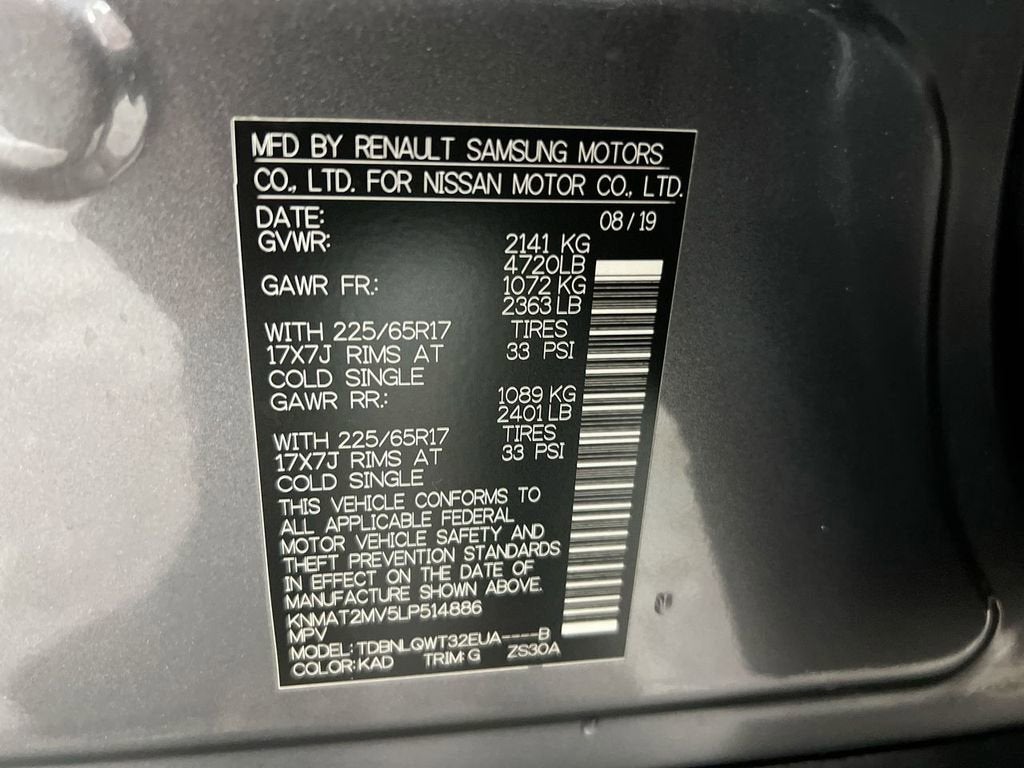 2020 Nissan Rogue SV