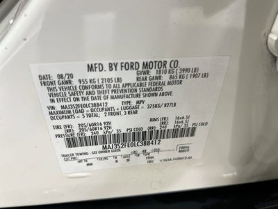 2020 Ford EcoSport S