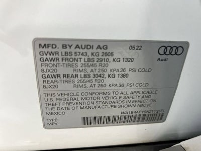 2022 Audi SQ5 Premium Plus