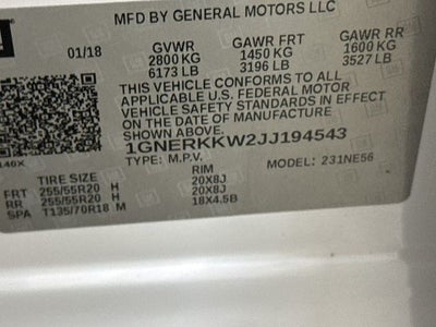 2018 Chevrolet Traverse Premier
