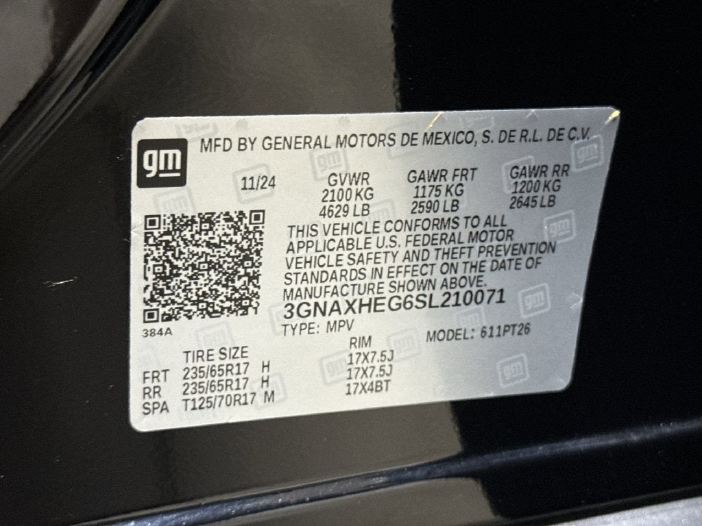 2025 Chevrolet Equinox LT