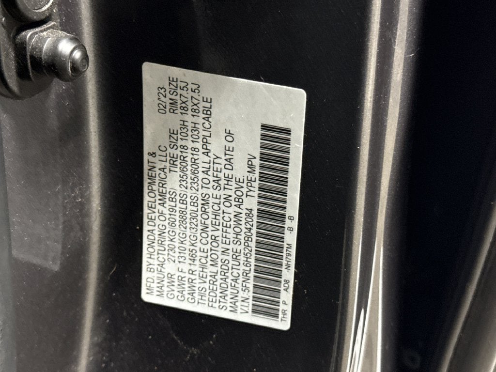 2023 Honda Odyssey EX