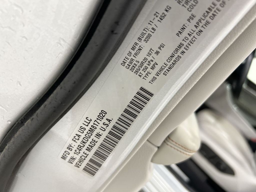 2021 Jeep Grand Cherokee L Overland