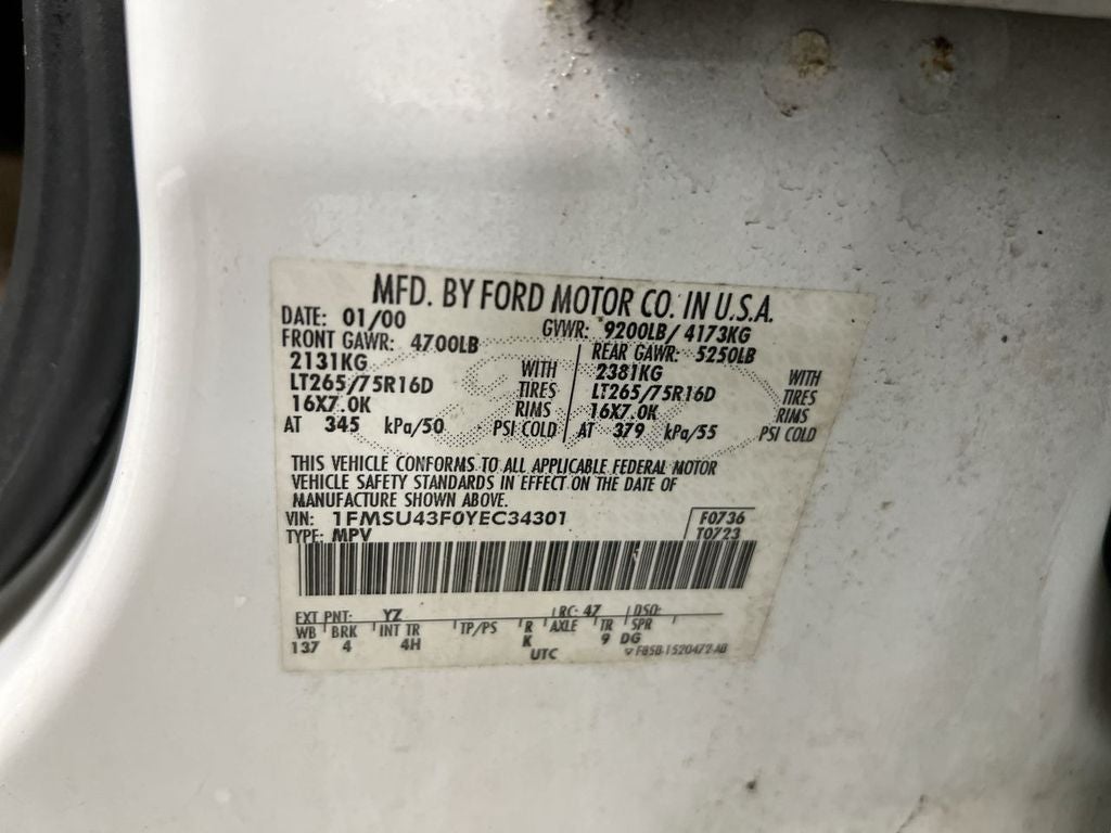 2000 Ford Excursion Limited