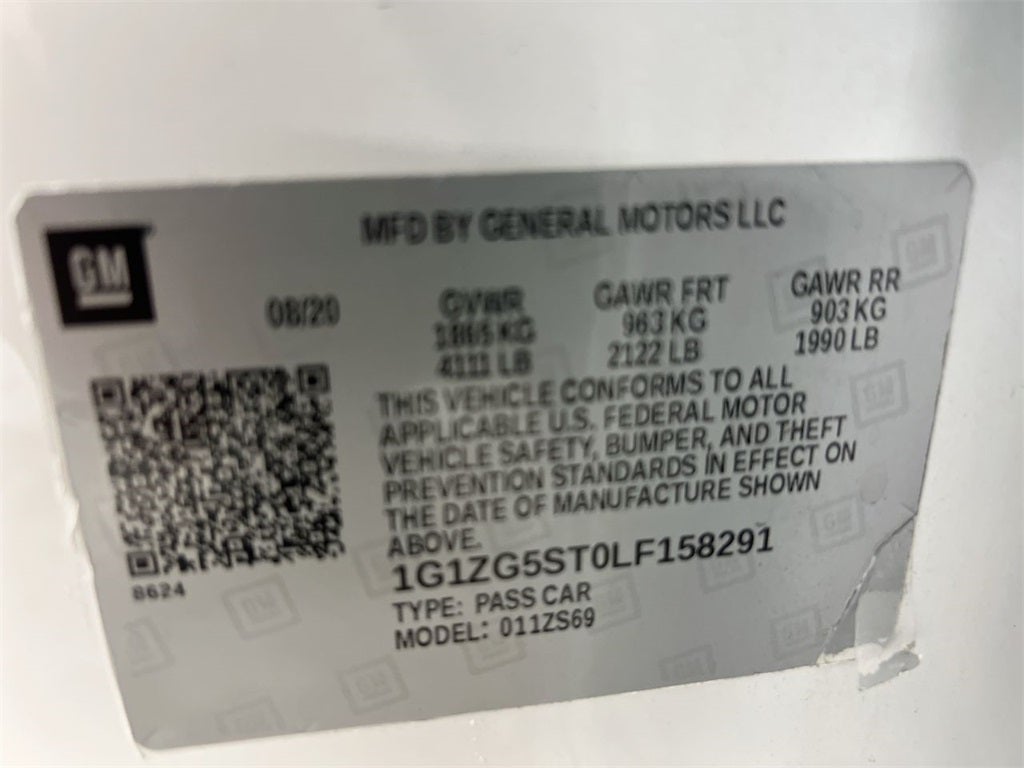 2020 Chevrolet Malibu RS