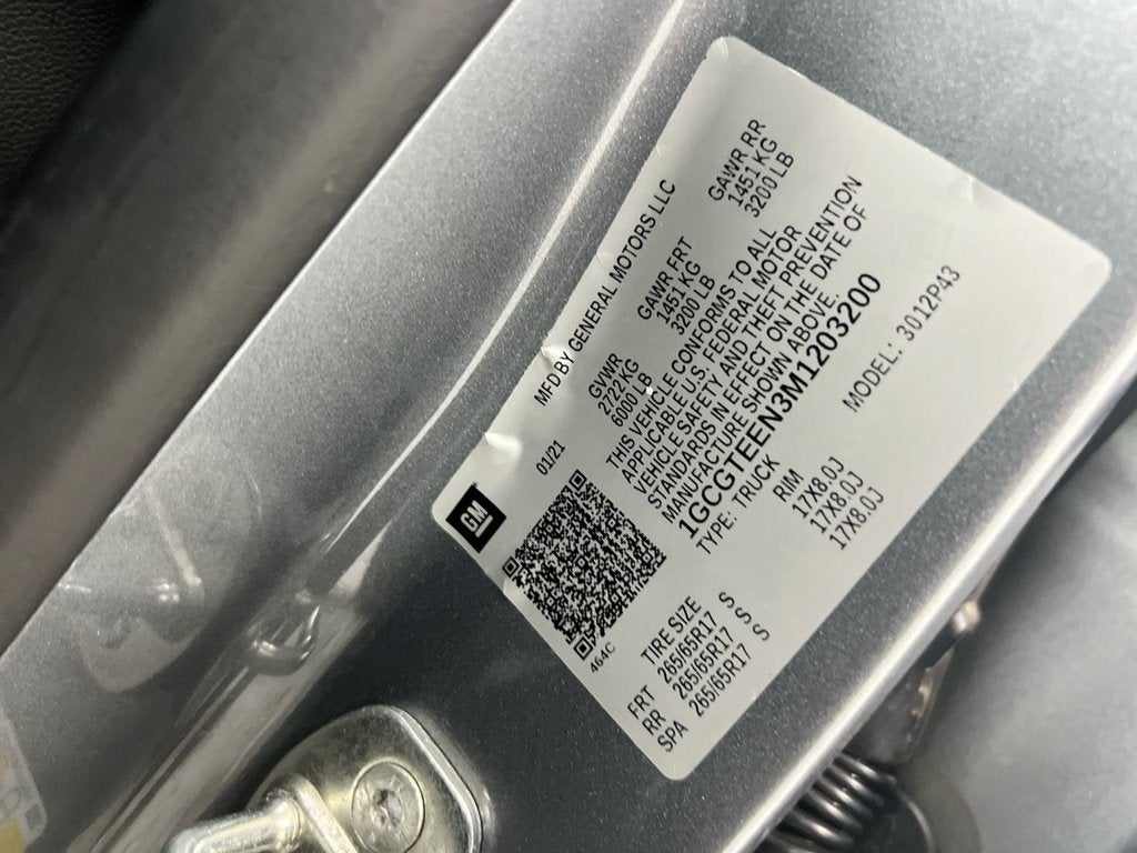 2021 Chevrolet Colorado ZR2