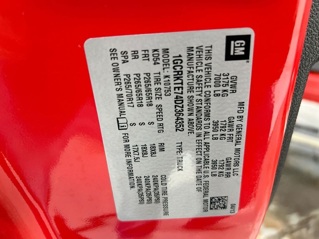 2013 Chevrolet Silverado 1500 LTZ