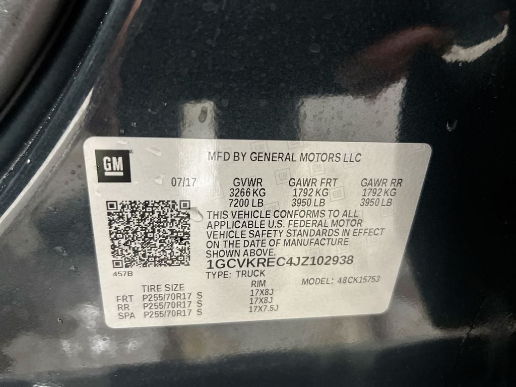 2018 Chevrolet Silverado 1500 LT