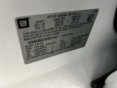 2016 Chevrolet Tahoe LT