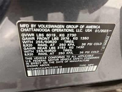 2023 Volkswagen Atlas 3.6L V6 SE w/Technology