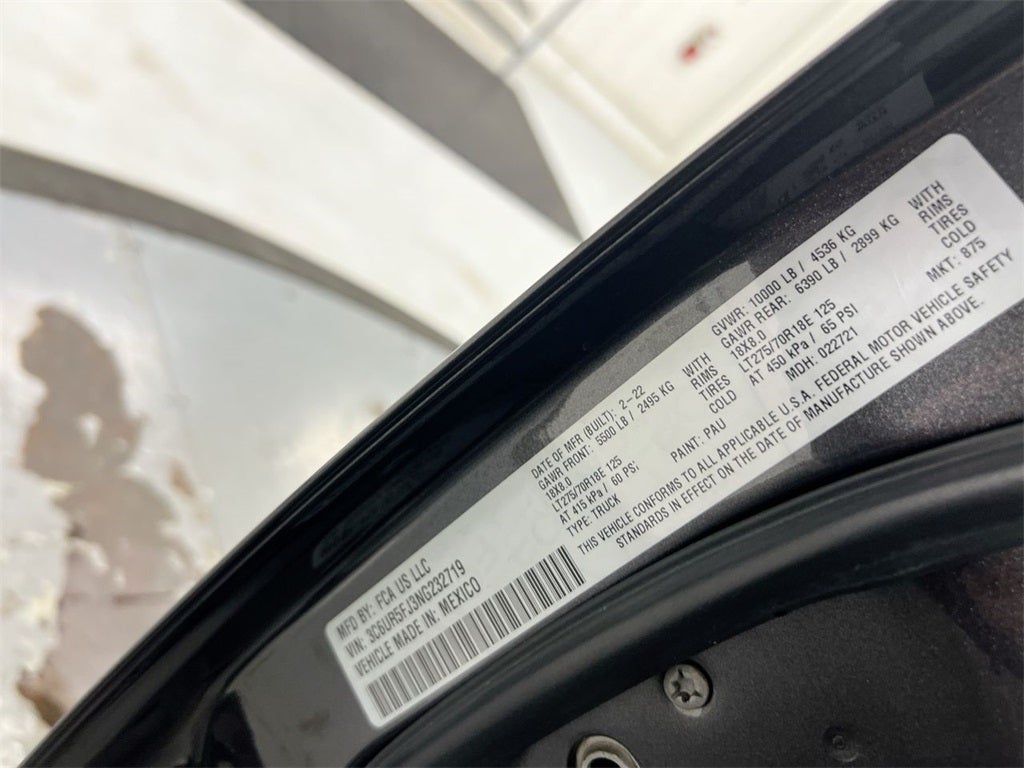 2022 RAM 2500 Laramie