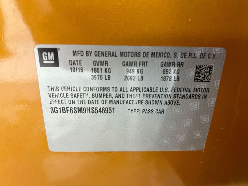 2017 Chevrolet Cruze Premier