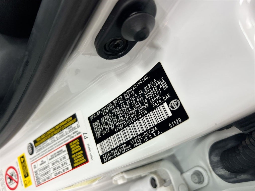 2012 Toyota Camry SE