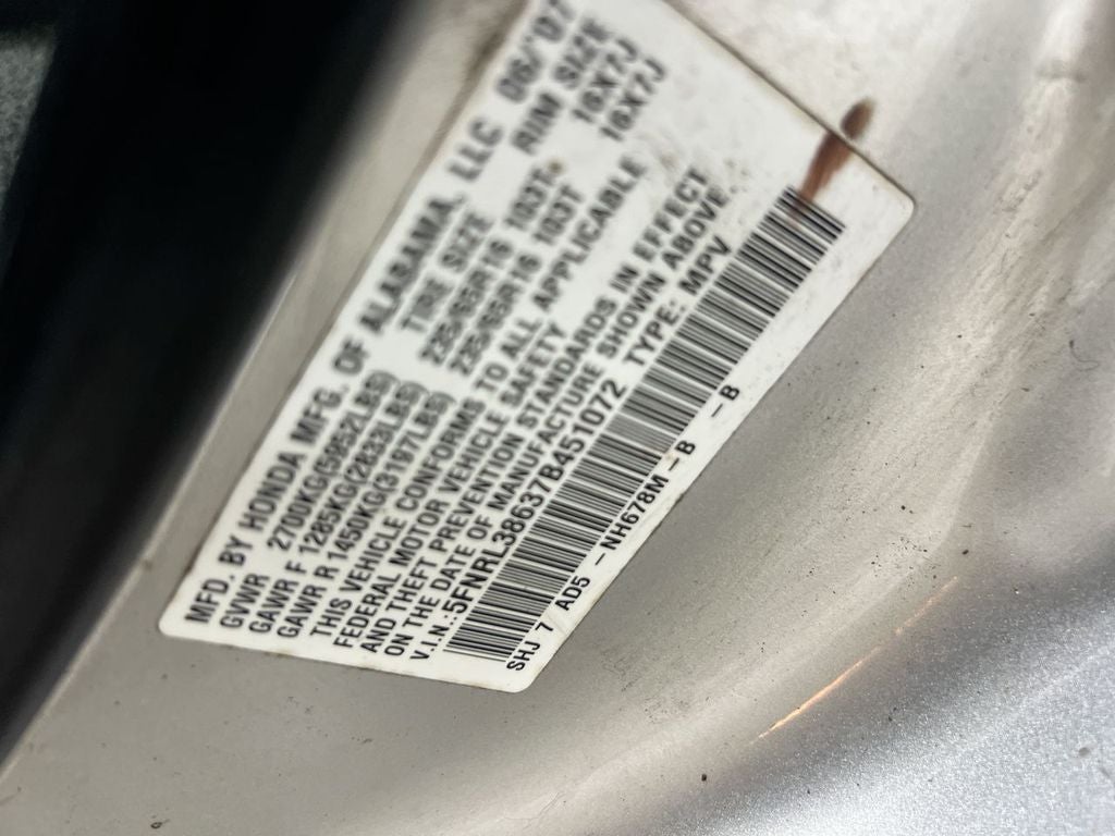 2007 Honda Odyssey EX-L