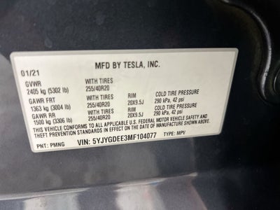 2021 Tesla Model Y Long Range
