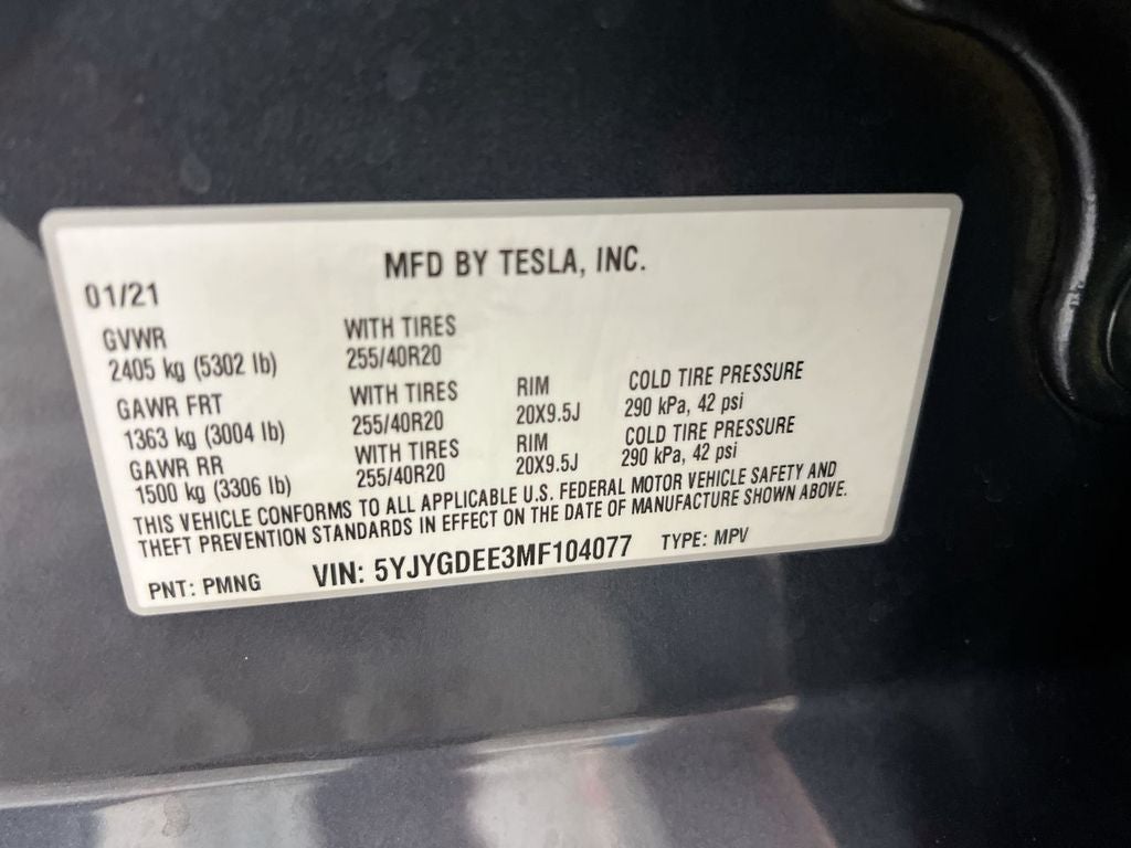 2021 Tesla Model Y Long Range
